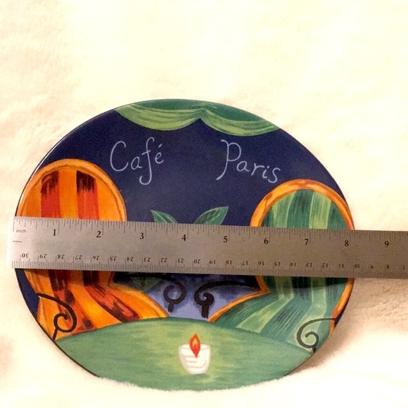SANGO Cafe Paris (Bundle of 2) Salad Plate and Saucer - Vintage 1994 - Picture 7 of 15